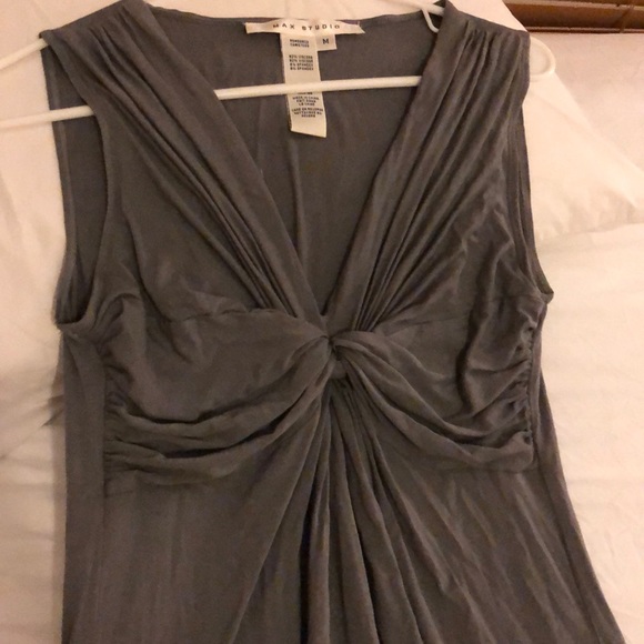 Max Studio Maxi Dress Medium Grey - Picture 3 of 5